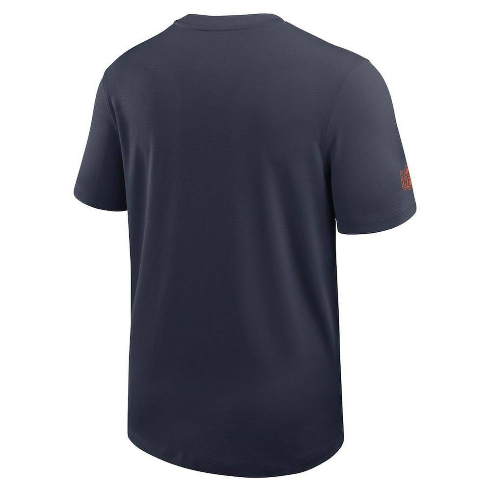 Chicago Bears Sideline UV Dri-Fit Coach Shirt - Navy - Nike