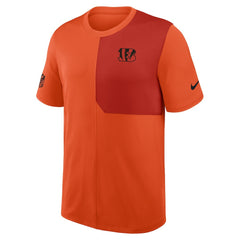Cincinnati Bengals Sideline UV Dri-Fit Coach Shirt - Orange - Nike