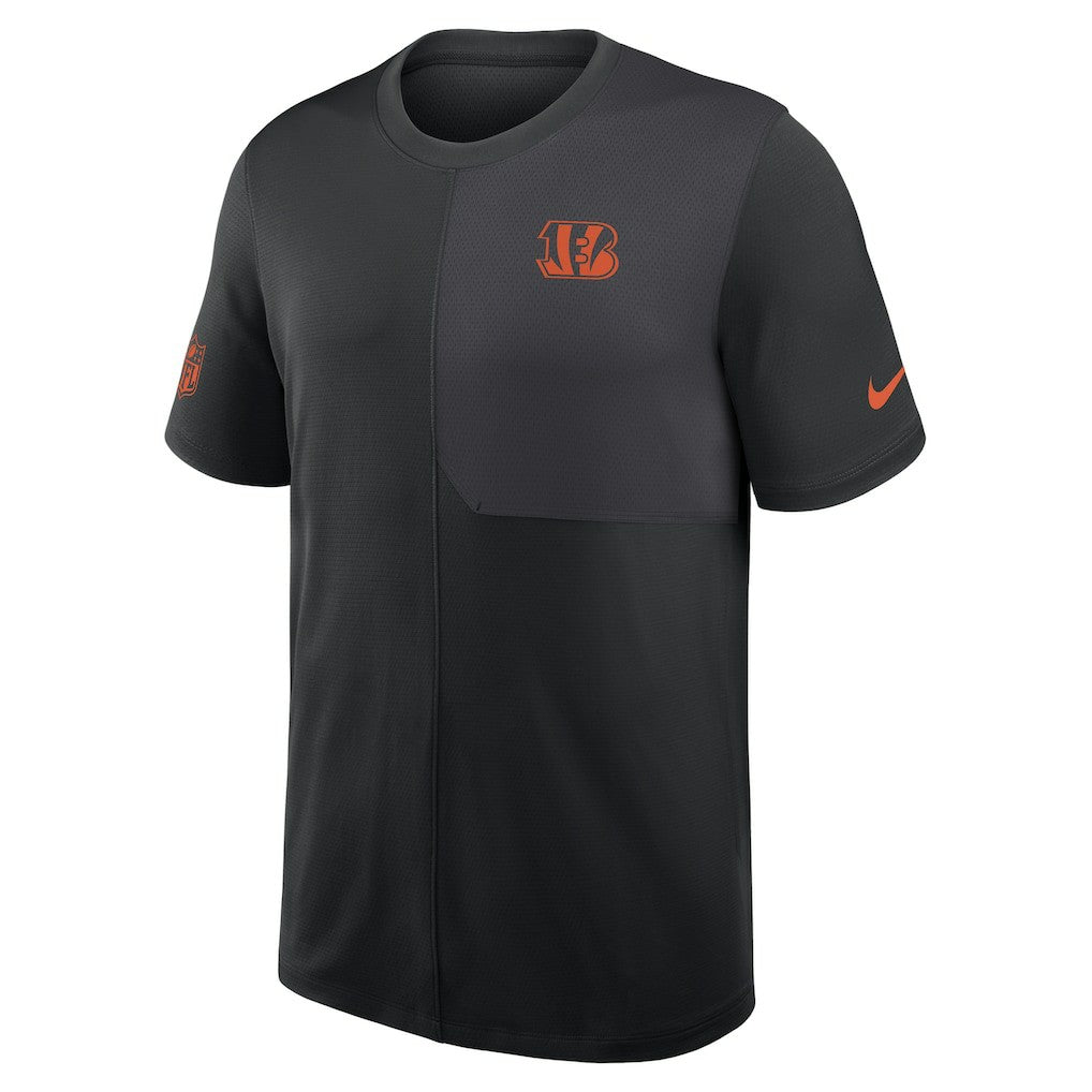 Cincinnati Bengals Sideline UV Dri-Fit Coach Shirt - Black - Nike