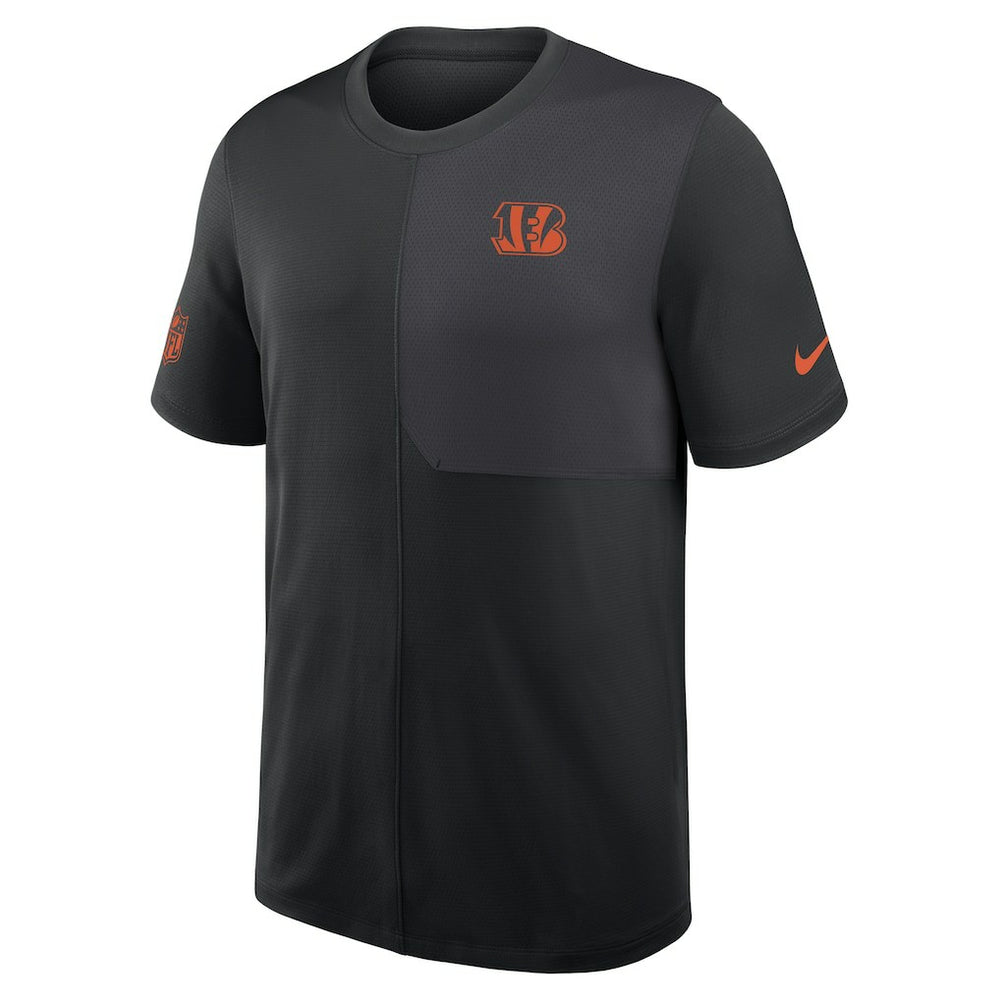 Cincinnati Bengals Sideline UV Dri-Fit Coach Shirt - Black - Nike