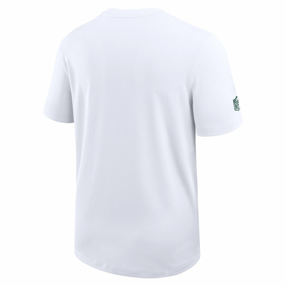 Green Bay Packers Sideline UV Dri-Fit Coach Shirt - White - Nike