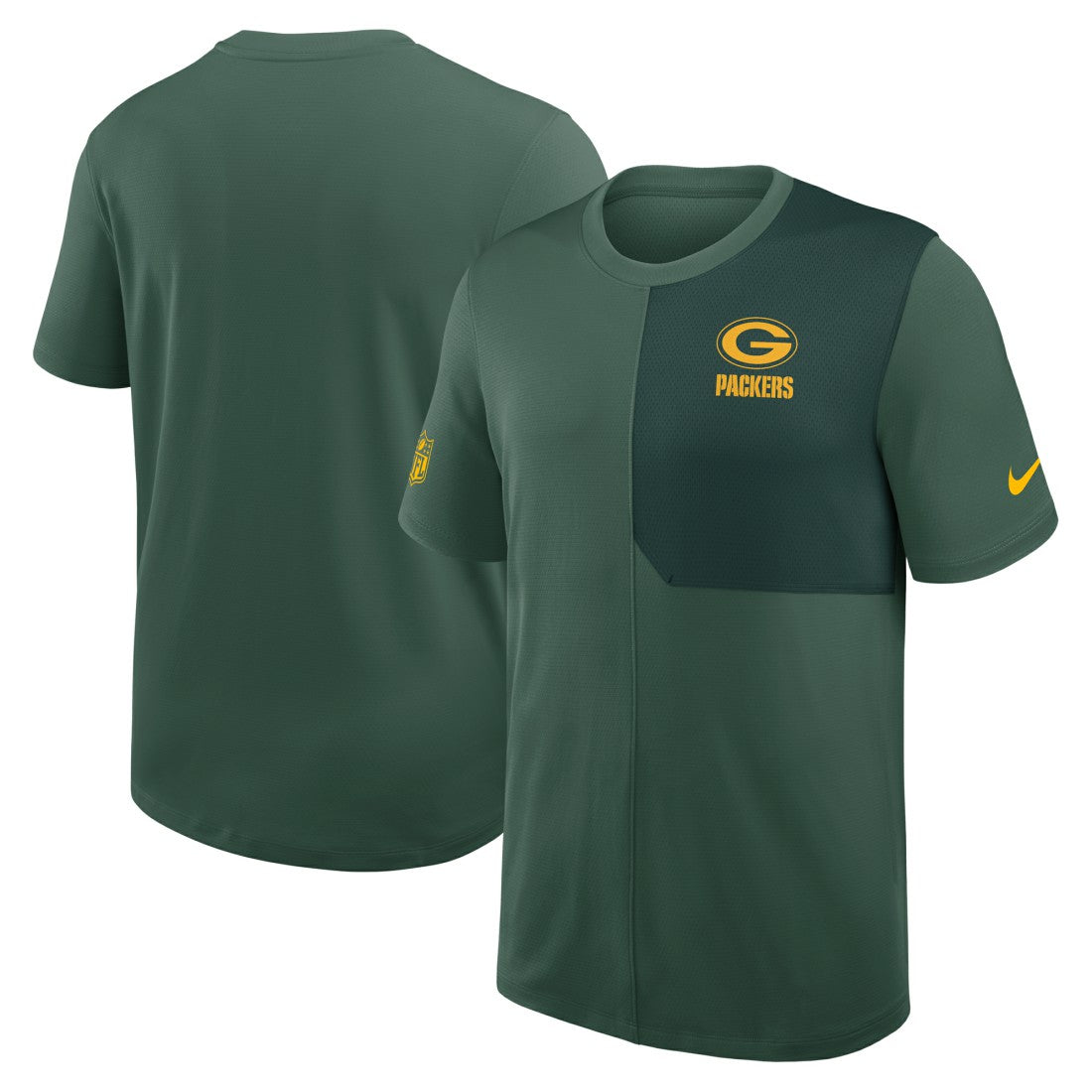 Green Bay Packers Sideline UV Dri-Fit Coach Shirt - Green - Nike