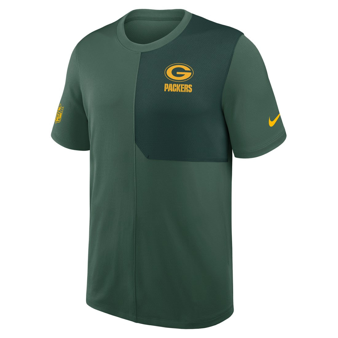 Green Bay Packers Sideline UV Dri-Fit Coach Shirt - Green - Nike