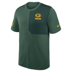 Green Bay Packers Sideline UV Dri-Fit Coach Shirt - Green - Nike