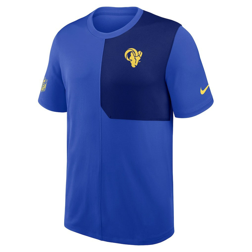 Los Angeles Rams Sideline UV Dri-Fit Coach Shirt - Royal - Nike