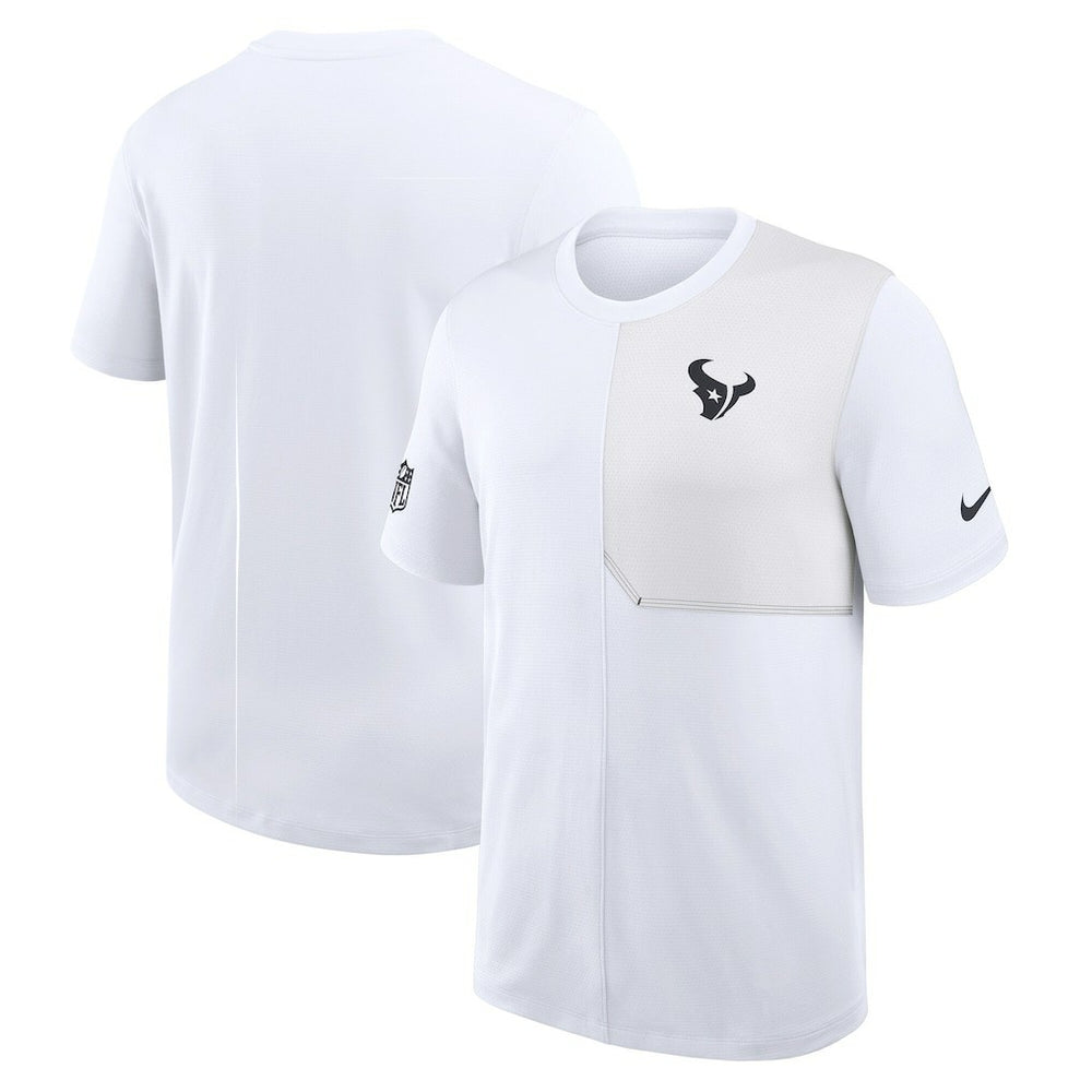 Houston Texans Sideline UV Dri-Fit Coach Shirt - White - Nike