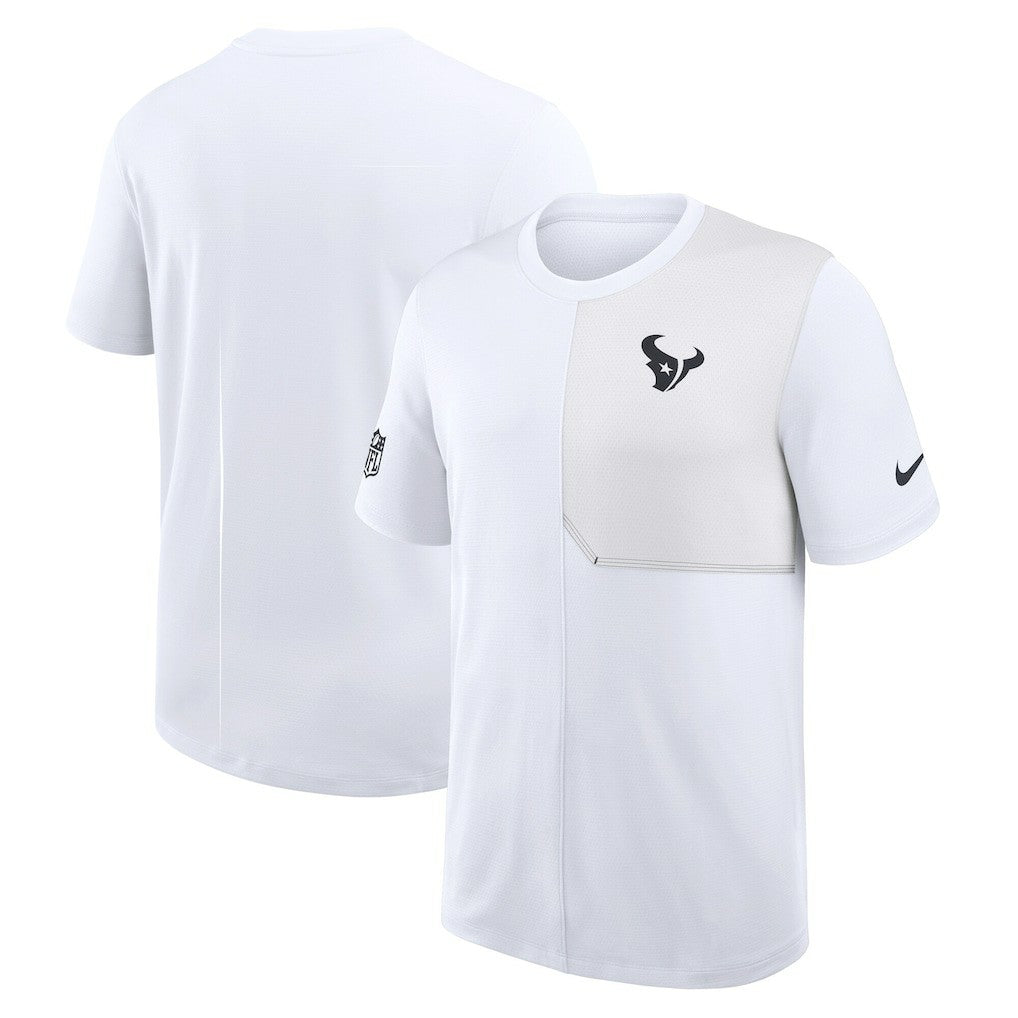Houston Texans Sideline UV Dri-Fit Coach Shirt - White - Nike