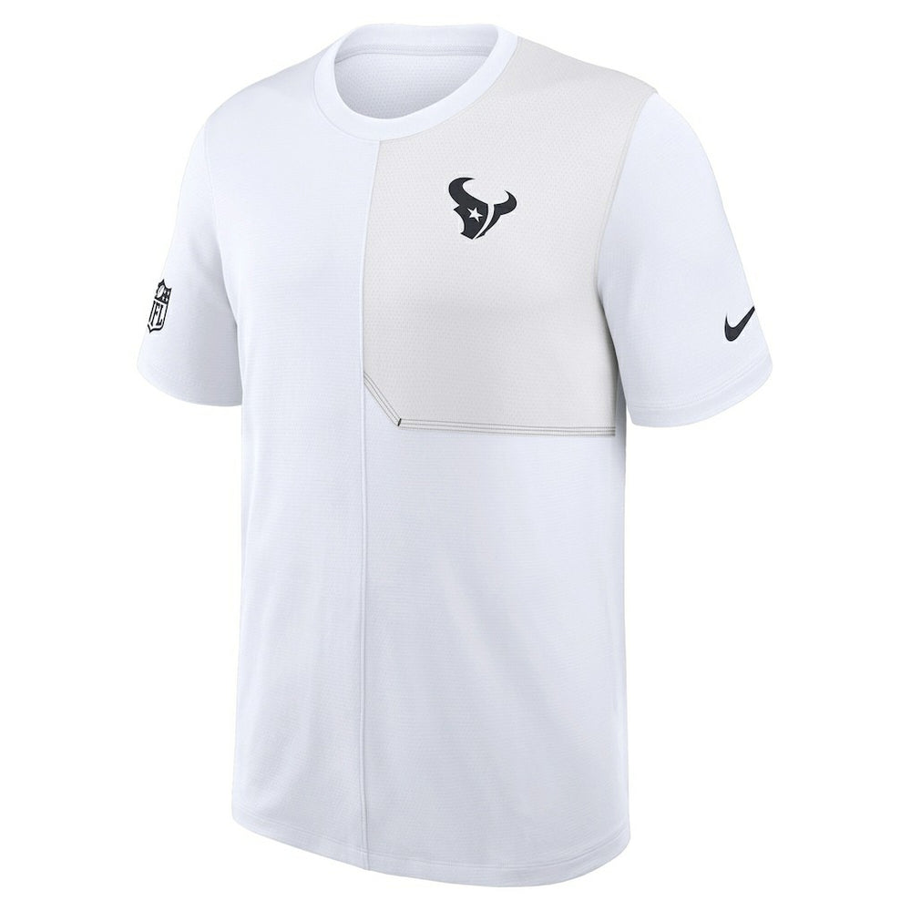 Houston Texans Sideline UV Dri-Fit Coach Shirt - White - Nike