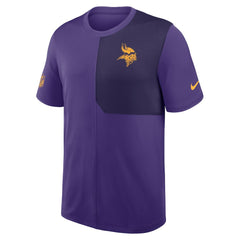 Minnesota Vikings Sideline UV Dri-Fit Coach Shirt - Purple - Nike