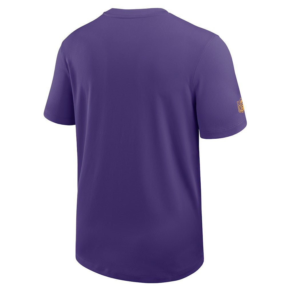 Minnesota Vikings Sideline UV Dri-Fit Coach Shirt - Purple - Nike