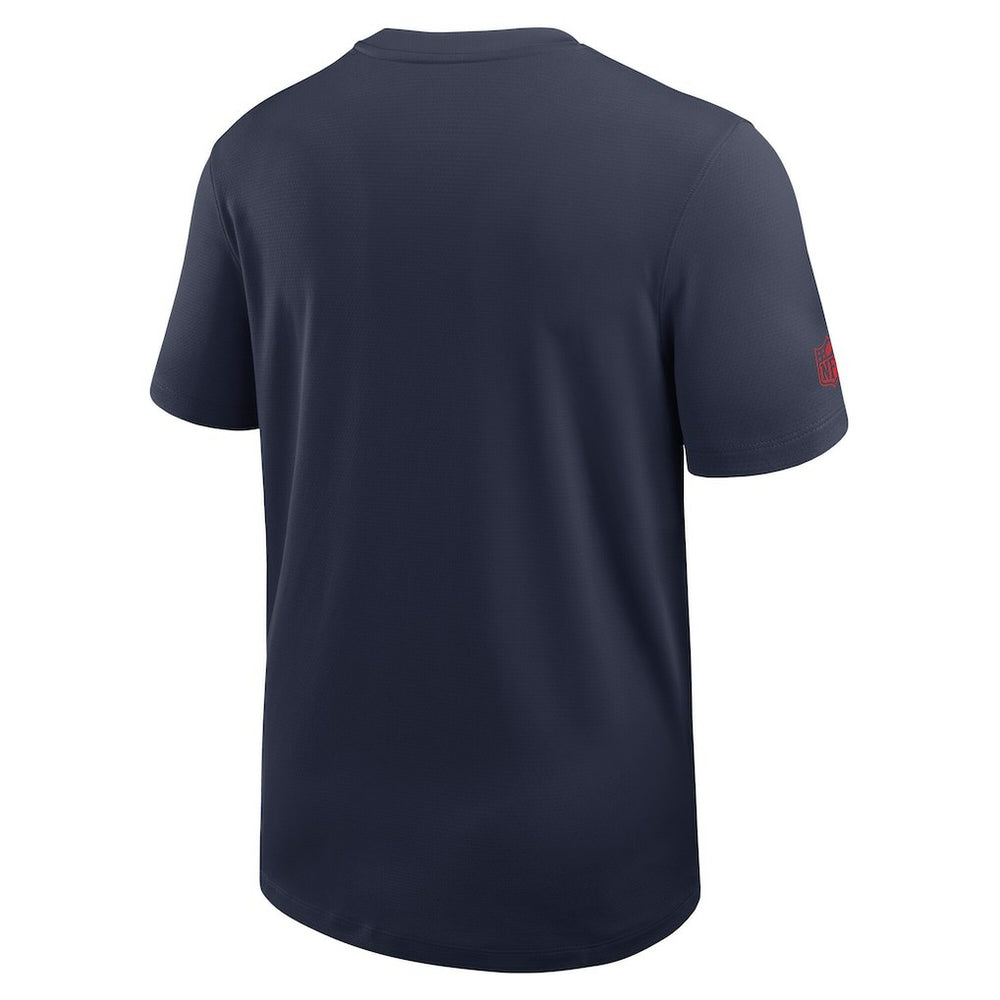 New England Patriots Sideline UV Dri-Fit Coach Shirt - Navy - Nike