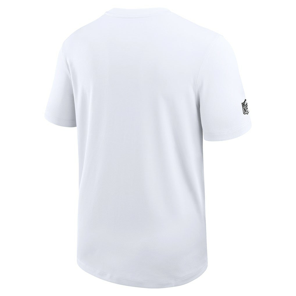 New Orleans Saints Sideline UV Dri-Fit Coach Shirt - White - Nike