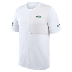 New York Jets Sideline UV Dri-Fit Coach Shirt - White - Nike