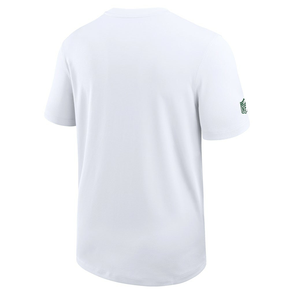 New York Jets Sideline UV Dri-Fit Coach Shirt - White - Nike