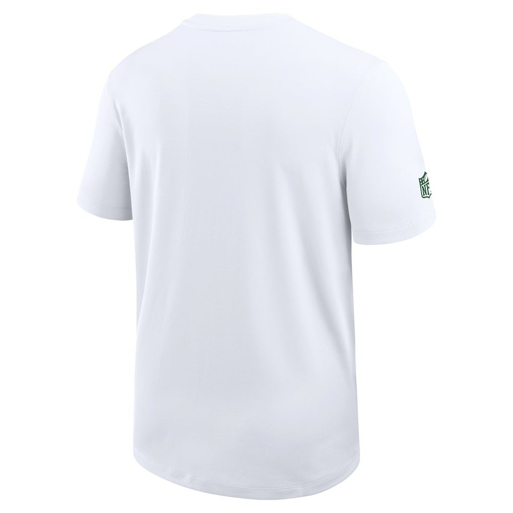 New York Jets Sideline UV Dri-Fit Coach Shirt - White - Nike