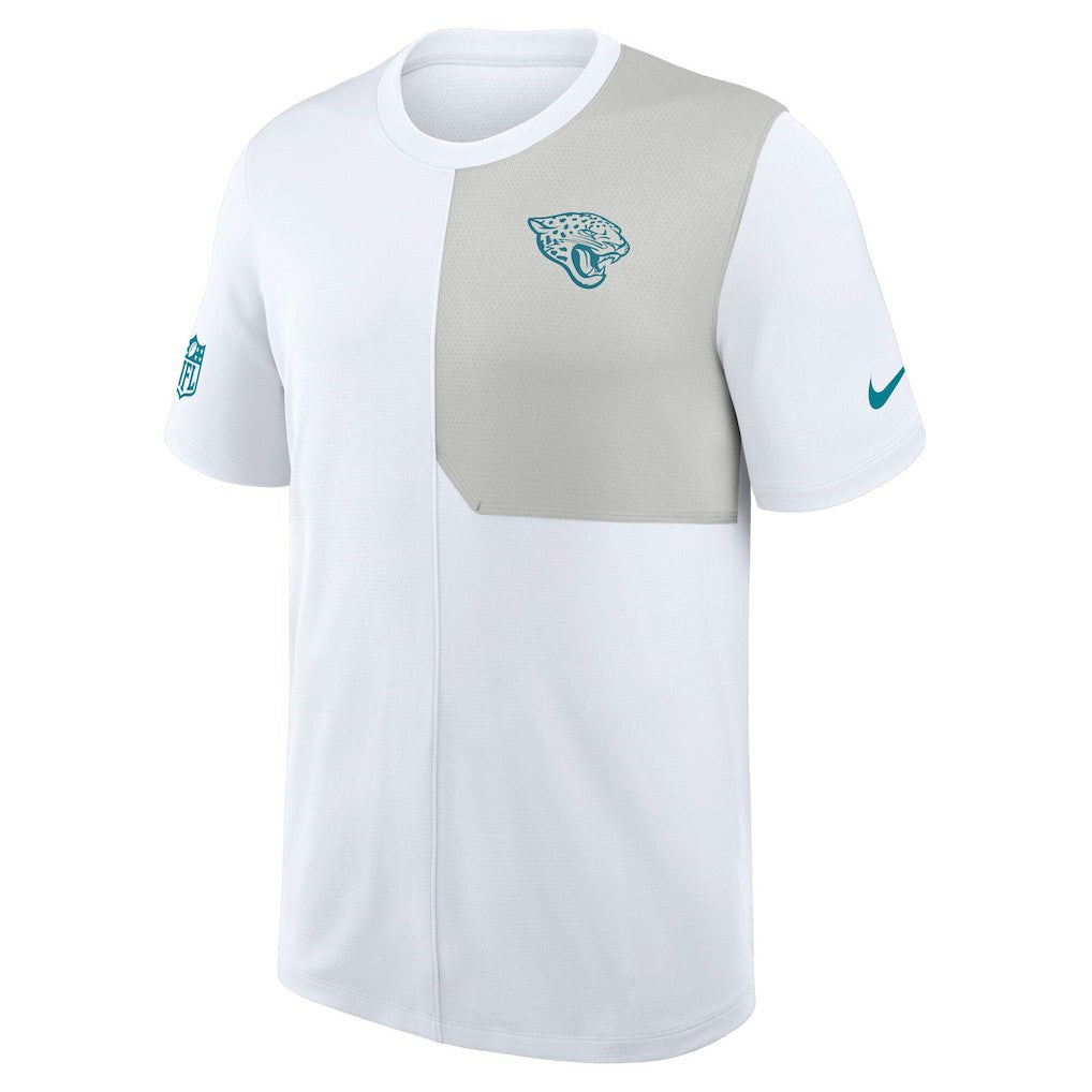 Jacksonville Jaguars Sideline UV Dri-Fit Coach Shirt - White - Nike