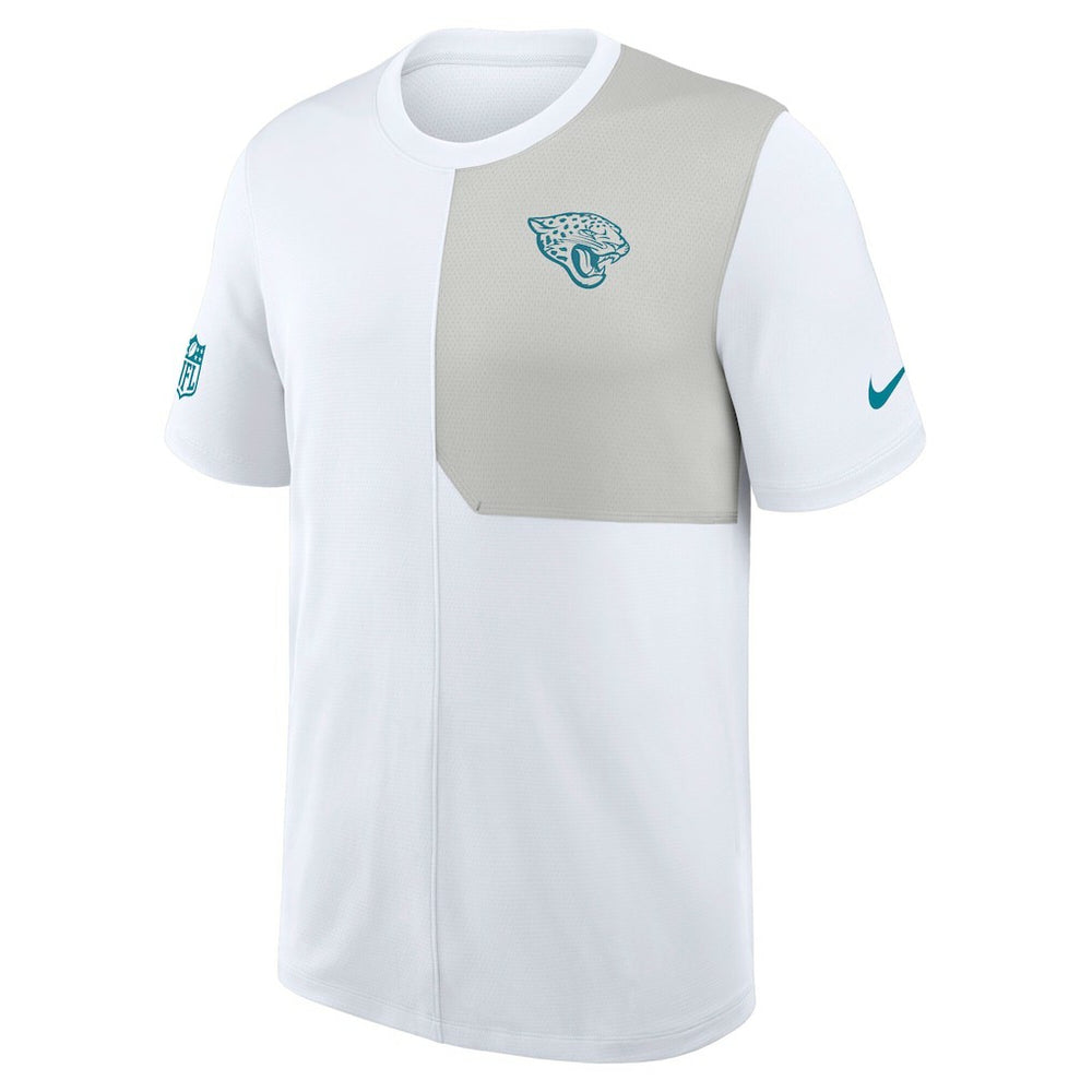 Jacksonville Jaguars Sideline UV Dri-Fit Coach Shirt - White - Nike