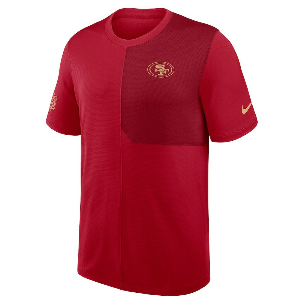 San Francisco 49ers Sideline UV Dri-Fit Coach Shirt - Scarlet - Nike