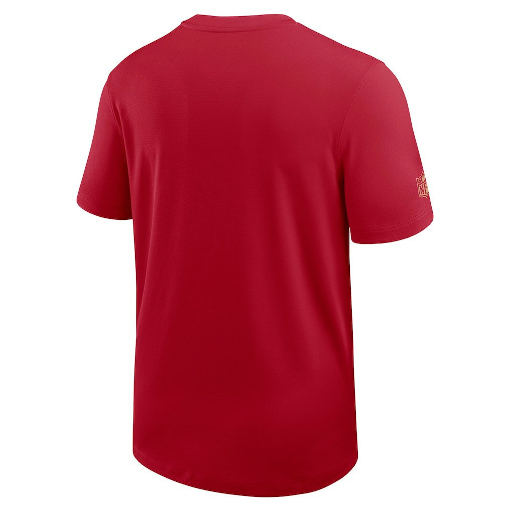 San Francisco 49ers Sideline UV Dri-Fit Coach Shirt - Scarlet - Nike