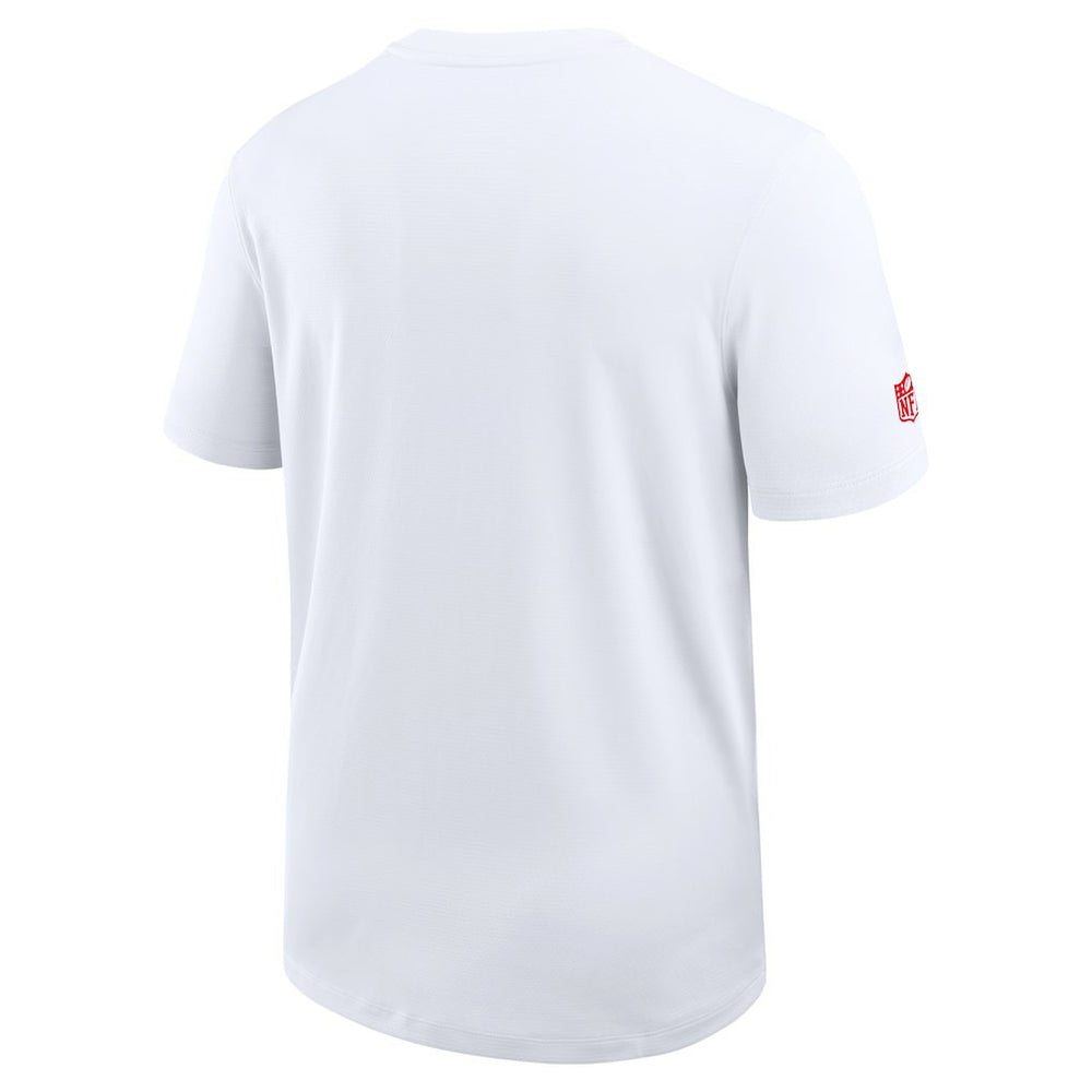 Kansas City Chiefs Sideline UV Dri-Fit Coach Shirt - White - Nike