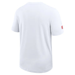 Kansas City Chiefs Sideline UV Dri-Fit Coach Shirt - White - Nike