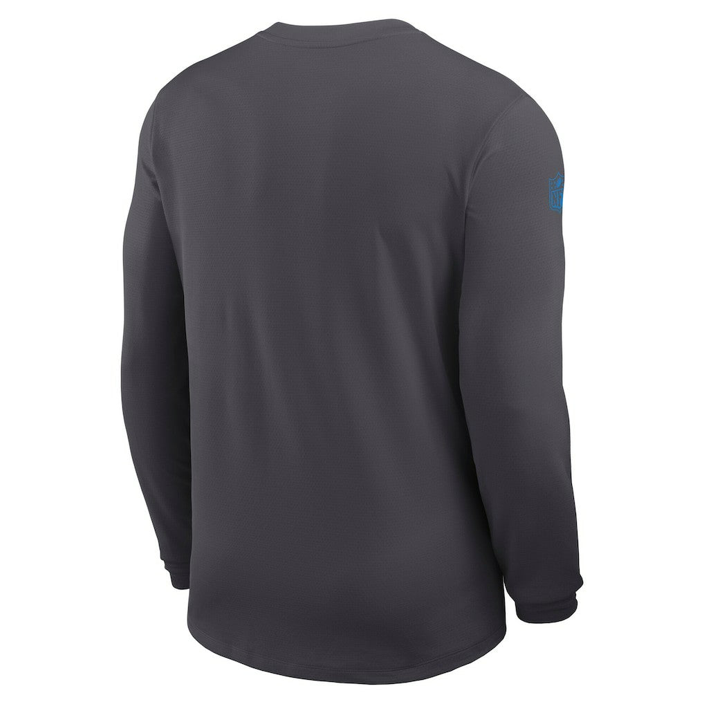 Los Angeles Chargers Sideline Coach UV Dri-FIT Long Sleeve Shirt - Gray - Nike
