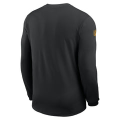 Minnesota Vikings Sideline Coach UV Dri-FIT Long Sleeve Shirt - Black - Nike