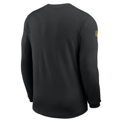 Pittsburgh Steelers Sideline Coach UV Dri-FIT Long Sleeve Shirt - Black - Nike