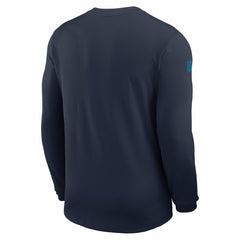 Tennessee Titans Sideline Coach UV Dri-FIT Long Sleeve Shirt - Navy - Nike
