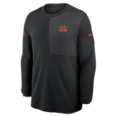 Cincinnati Bengals Sideline Coach UV Dri-FIT Long Sleeve Shirt - Black - Nike
