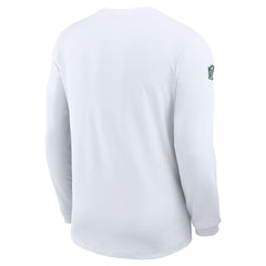 Green Bay Packers Sideline Coach UV Dri-FIT Long Sleeve Shirt - White - Nike