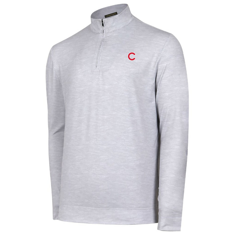 Chicago Cubs Sublime Tri-Blend Quarter-Zip Jacket Discount