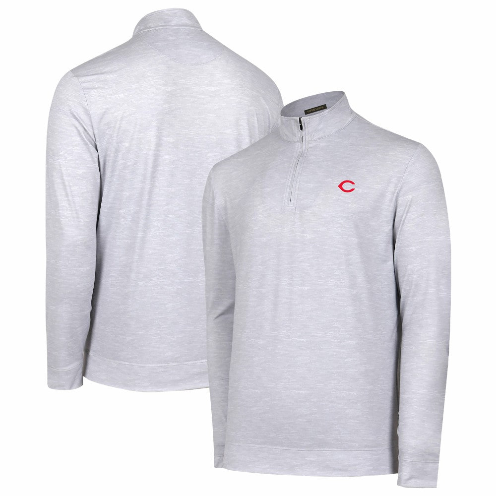 Cincinnati Reds Sublime Tri-Blend Quarter-Zip Jacket Online