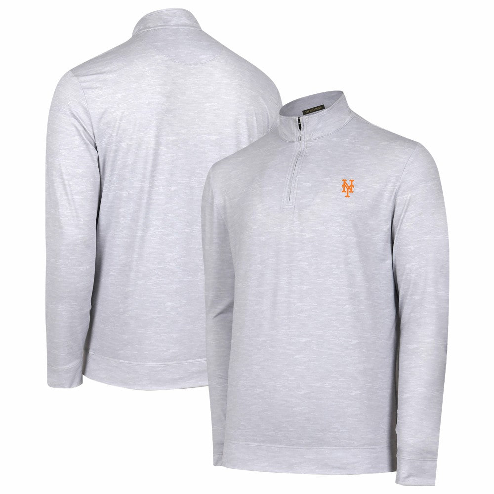 New York Mets Sublime Tri-Blend Quarter-Zip Jacket Discount