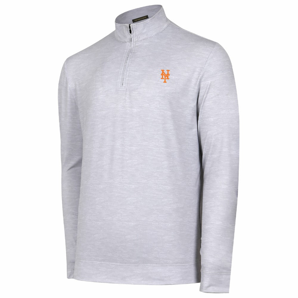New York Mets Sublime Tri-Blend Quarter-Zip Jacket Discount
