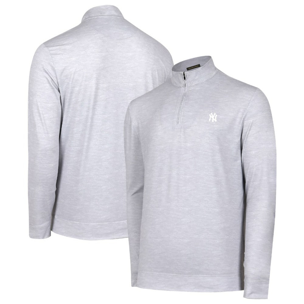 New York Yankees Sublime Tri-Blend Quarter-Zip Jacket Outlet