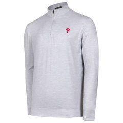 Philadelphia Phillies Sublime Tri-Blend Quarter-Zip Jacket for sale