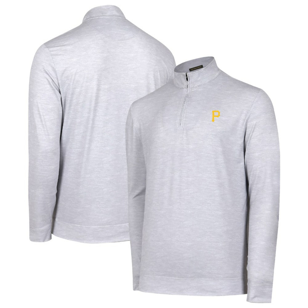 Pittsburgh Pirates Sublime Tri-Blend Quarter-Zip Jacket Outlet
