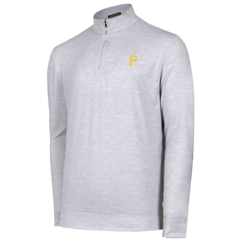 Pittsburgh Pirates Sublime Tri-Blend Quarter-Zip Jacket Outlet