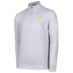 Pittsburgh Pirates Sublime Tri-Blend Quarter-Zip Jacket Outlet
