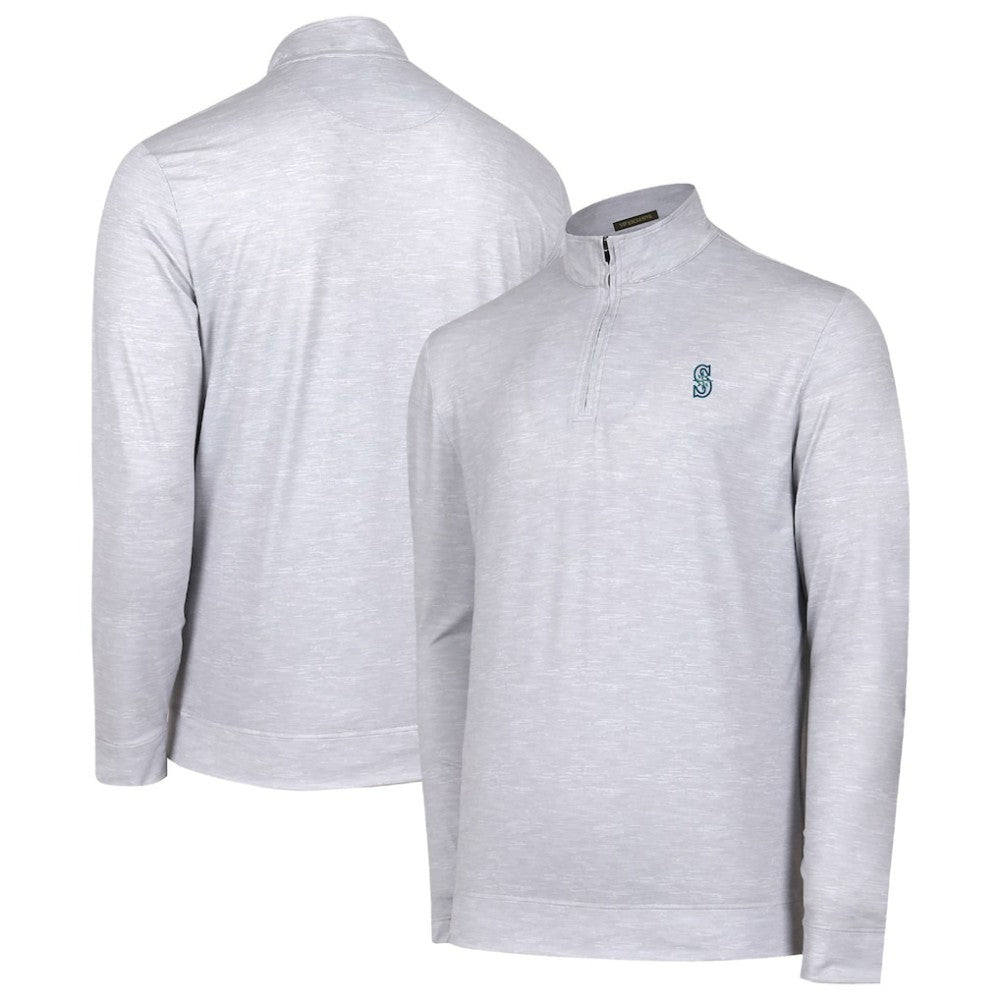 Seattle Mariners Sublime Tri-Blend Quarter-Zip Jacket Outlet