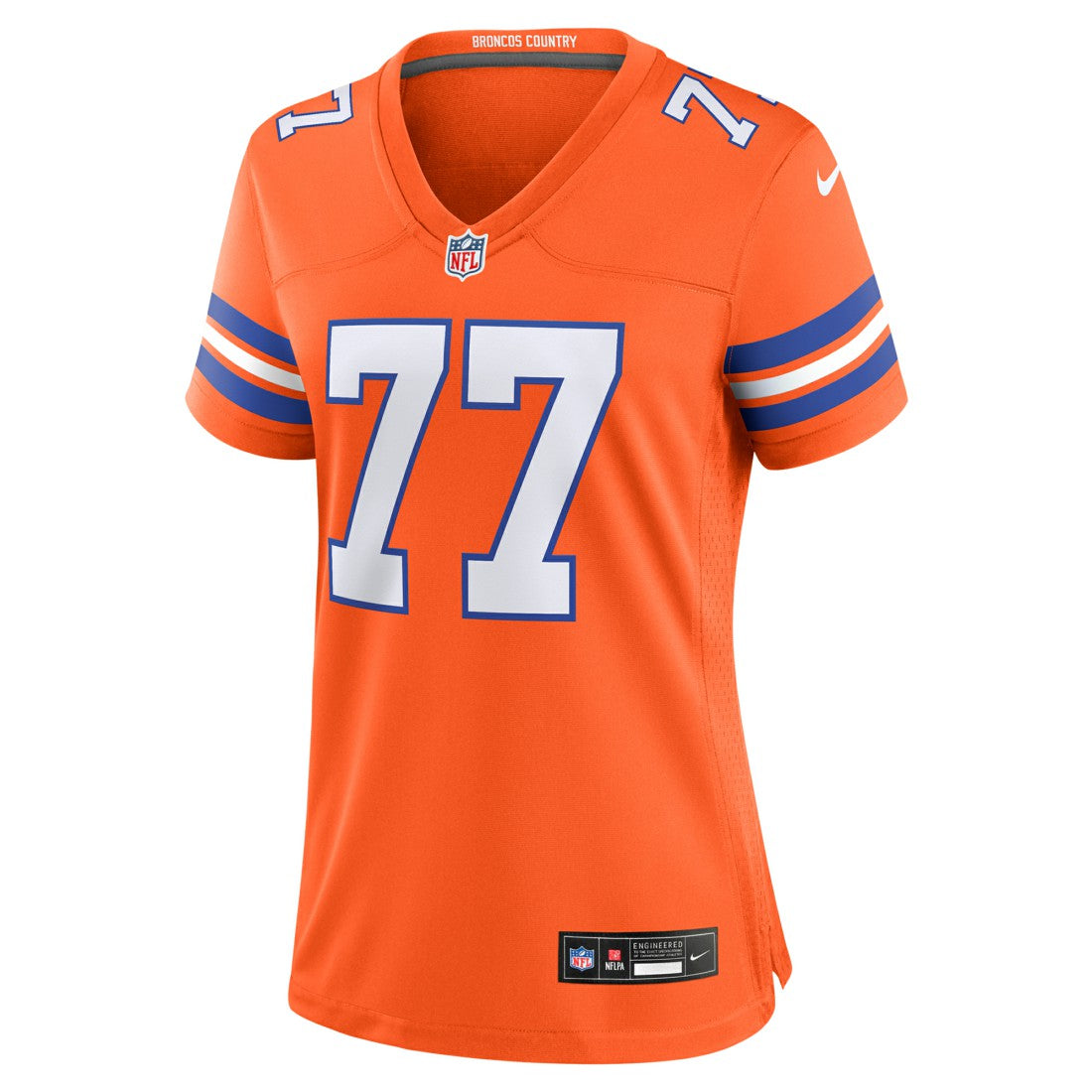 Quinn Meinerz Denver Broncos Women's Mile High Collection 1977 Throwback Player Game Jersey - Orange - Nike