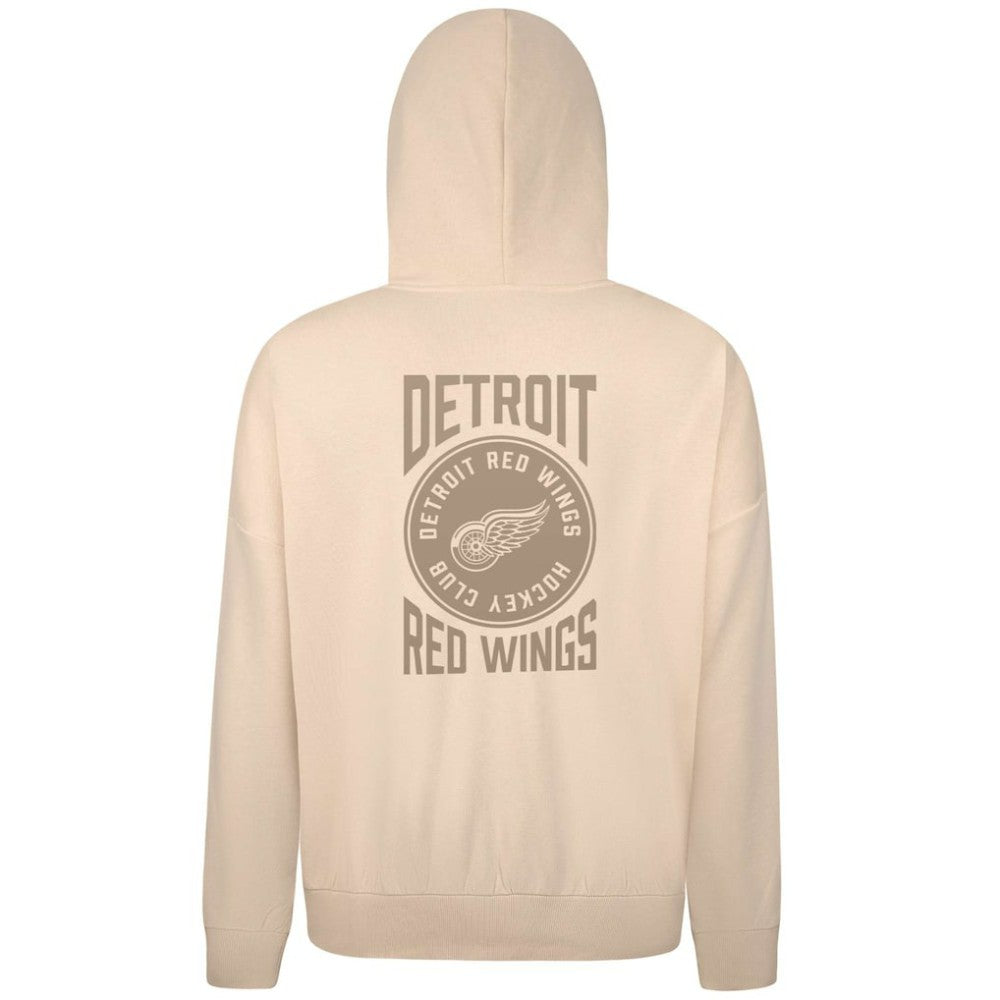 Detroit Red Wings Levelwear Contact Stamp Pullover Hoodie - Cream | NHL online