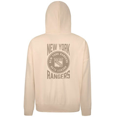 New York Rangers Levelwear Contact Stamp Pullover Hoodie - Cream | NHL on sale