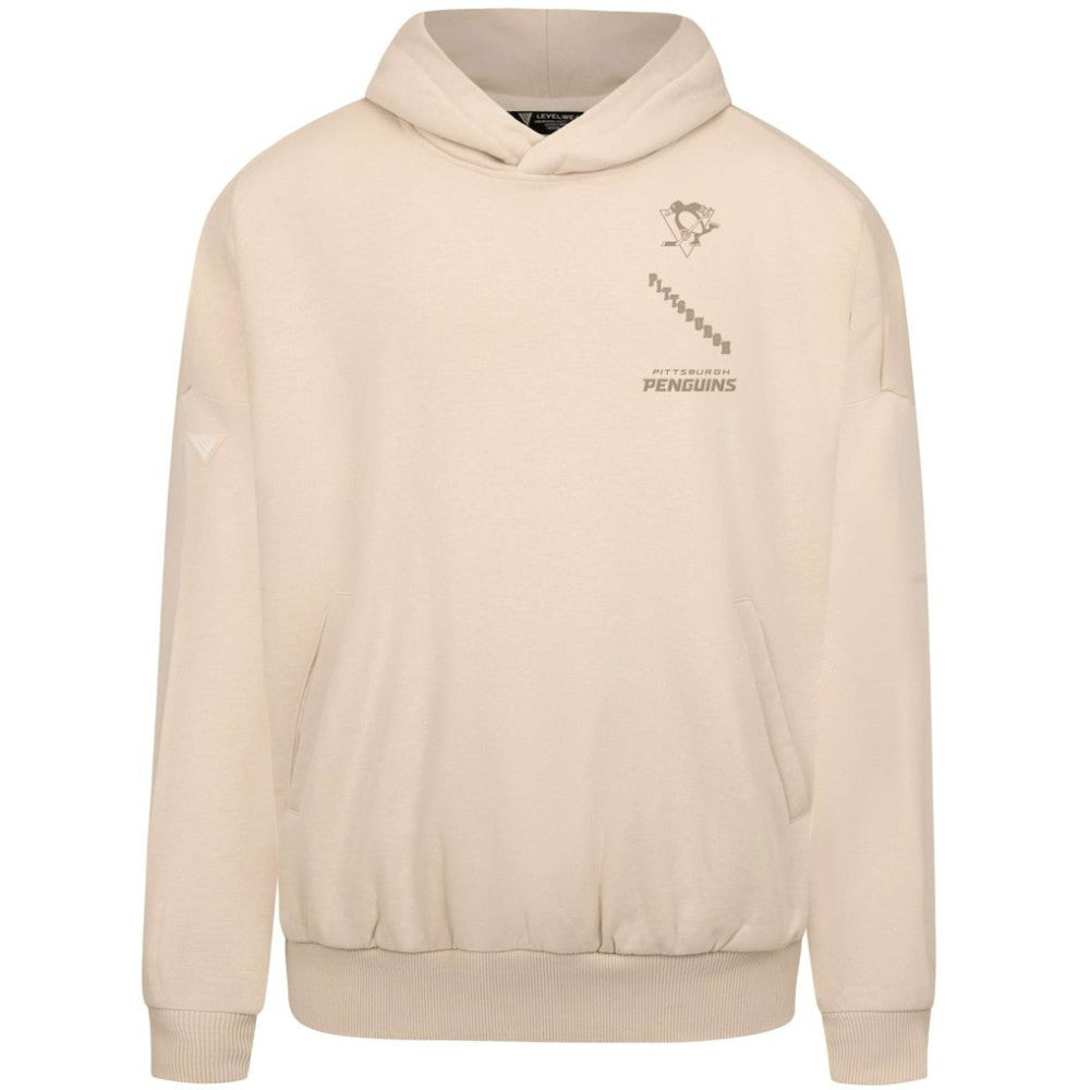 Pittsburgh Penguins Levelwear Contact Stamp Pullover Hoodie - Cream | NHL online