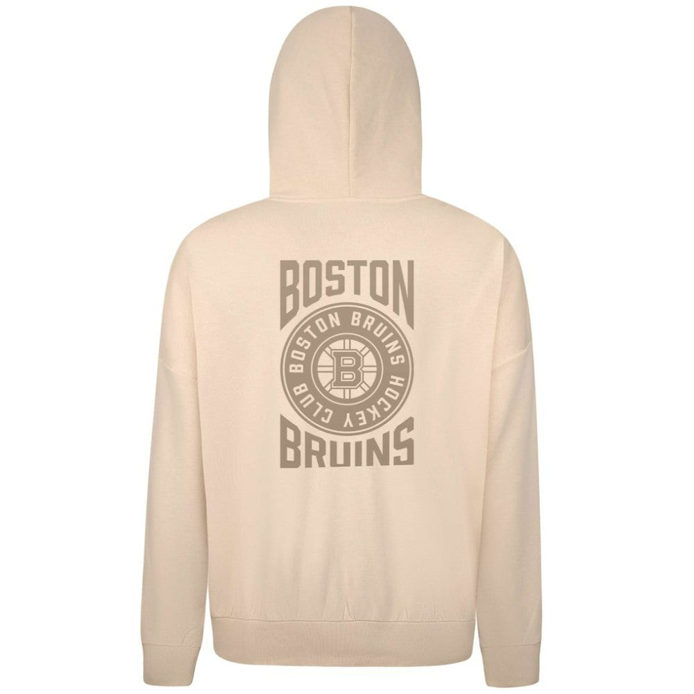 Boston Bruins Levelwear Contact Stamp Pullover Hoodie - Cream | NHL discount