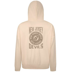 New Jersey Devils Levelwear Contact Stamp Pullover Hoodie - Cream | NHL online