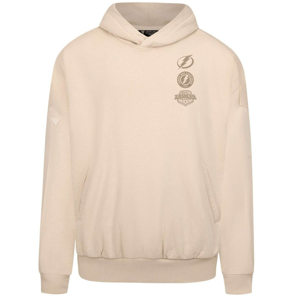 Tampa Bay Lightning Levelwear Contact Stamp Pullover Hoodie - Cream | NHL discount