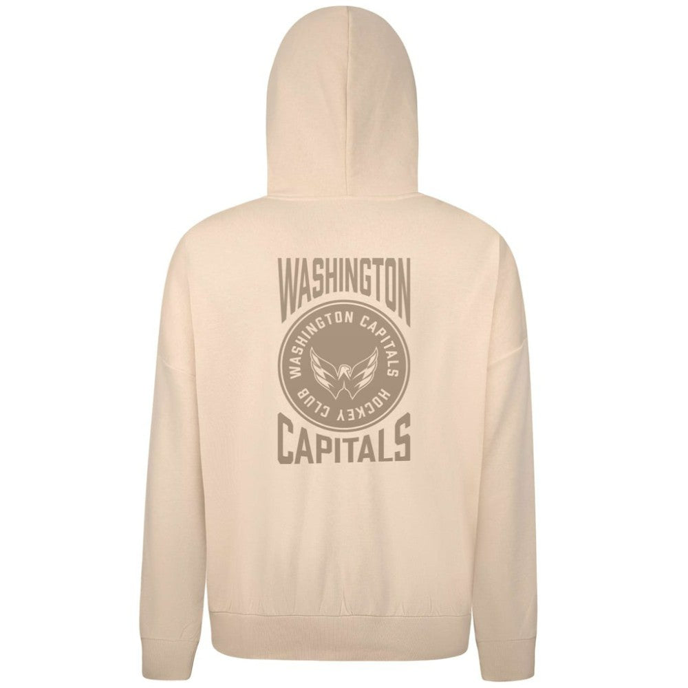 Washington Capitals Levelwear Contact Stamp Pullover Hoodie - Cream | NHL sale