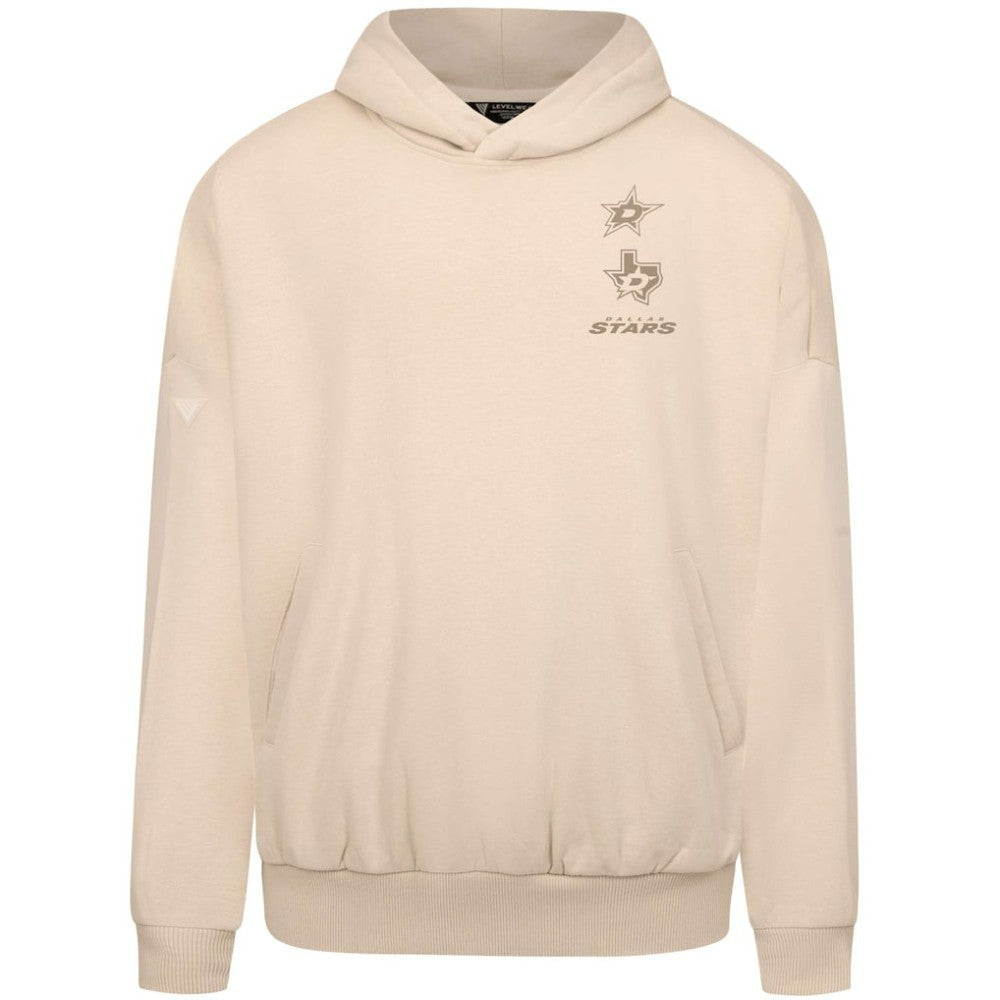Dallas Stars Levelwear Contact Stamp Pullover Hoodie - Cream | NHL near me